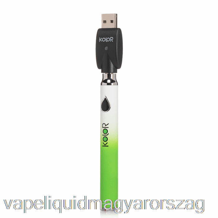 Leaf Buddi Kolor Twist Slim 650mah Akkumulátor Green Vape E Cigi